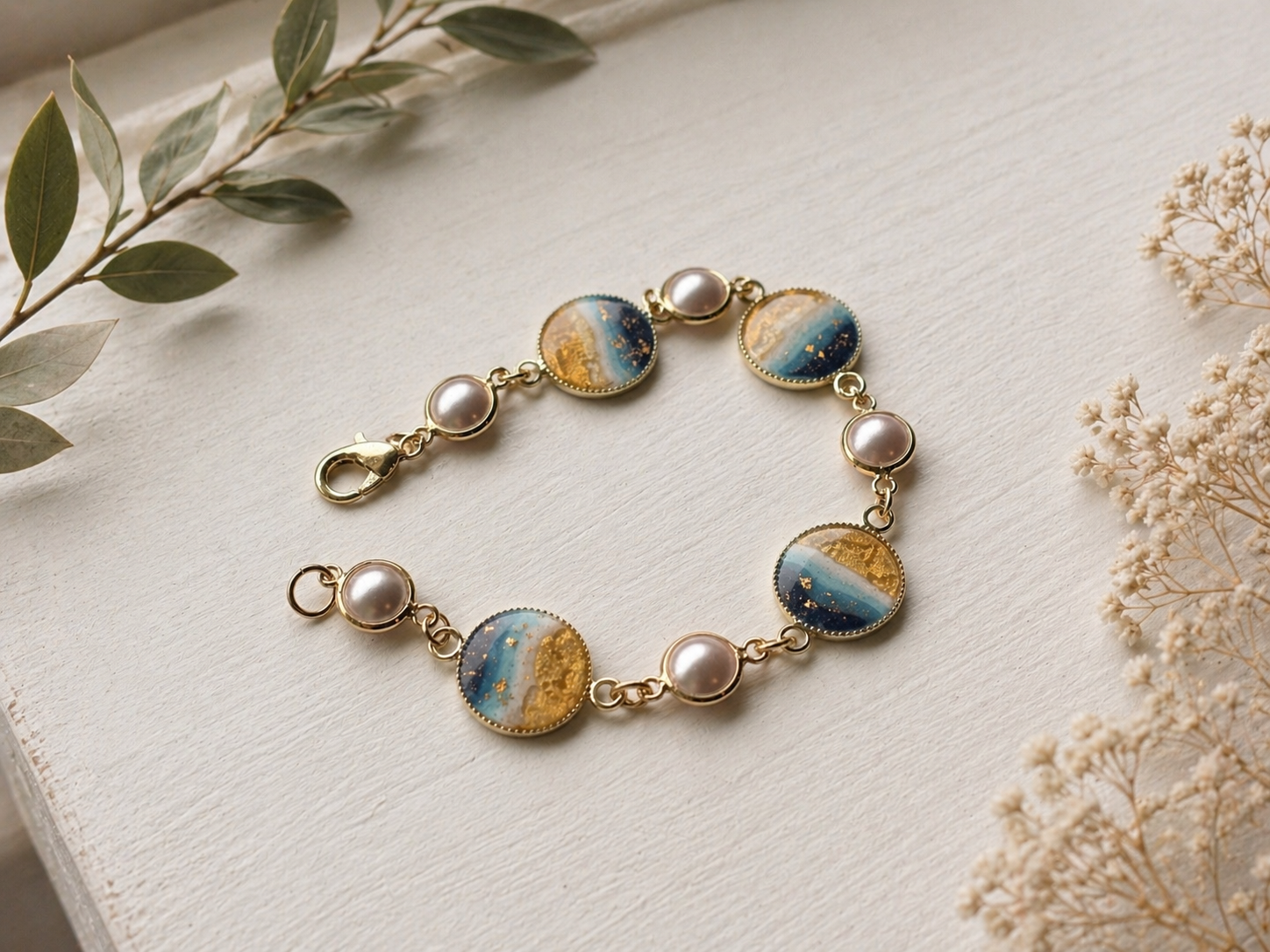 "Footprints in the Sand" Bracelet