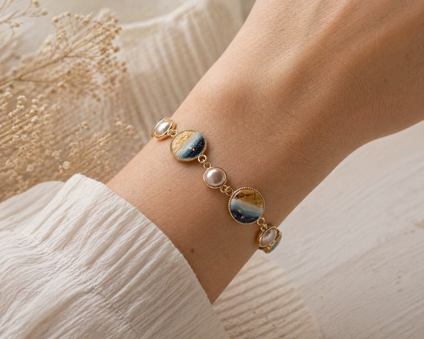 "Footprints in the Sand" Bracelet
