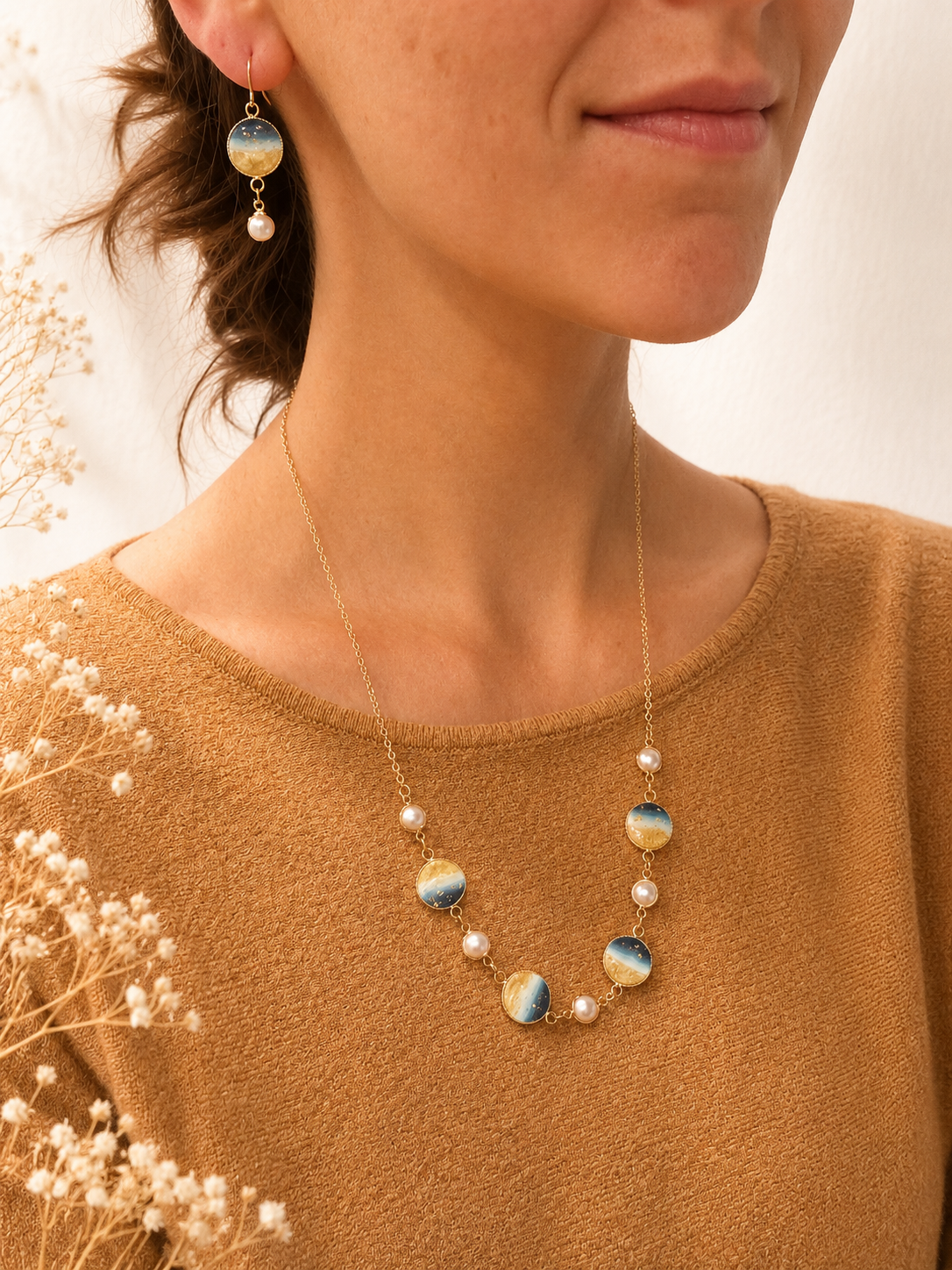 "Footprints in the Sand" Necklace
