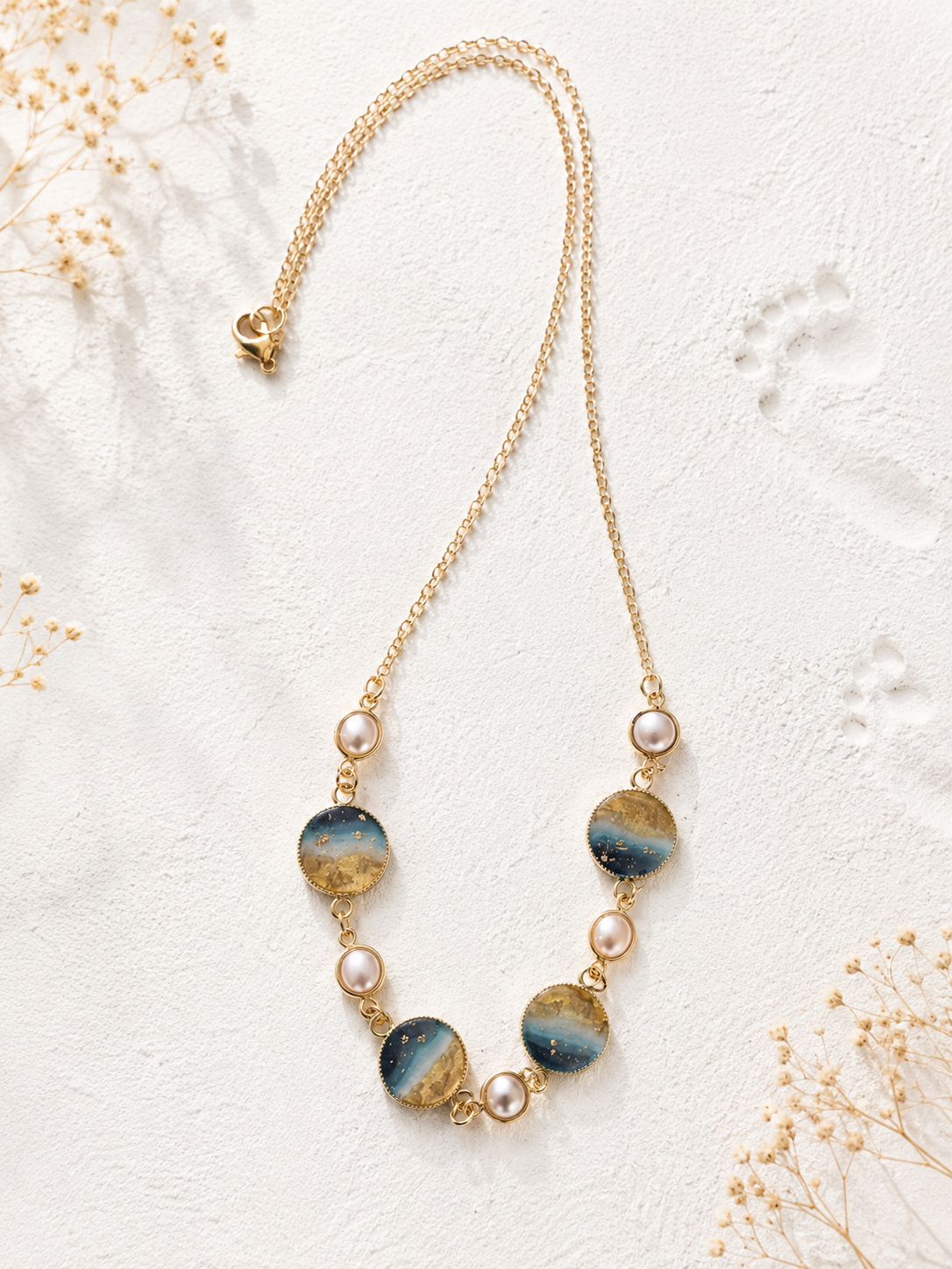 "Footprints in the Sand" Necklace